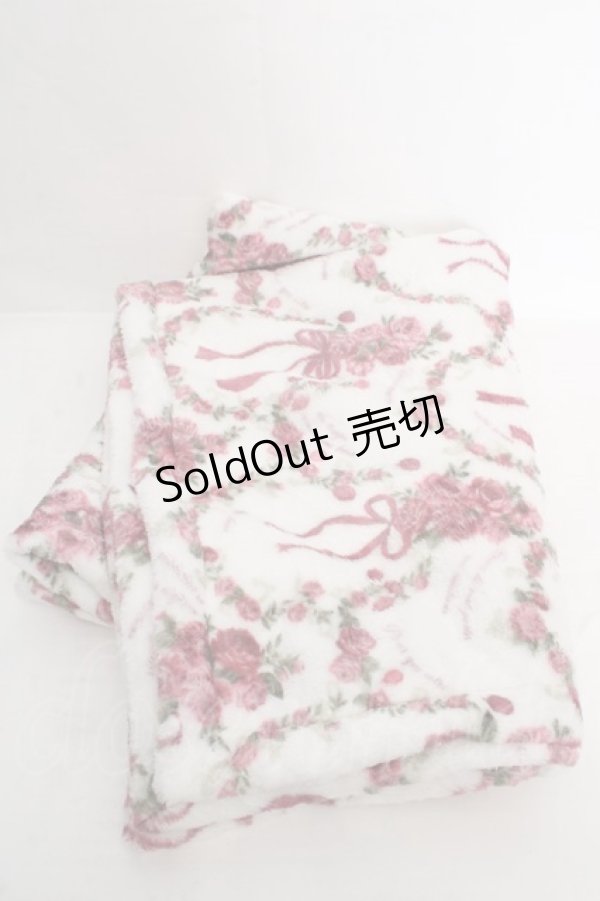 画像1: axes femme / ブランケット  シロ O-26-04-09-1119-AX-ZA-IG-OS (1)