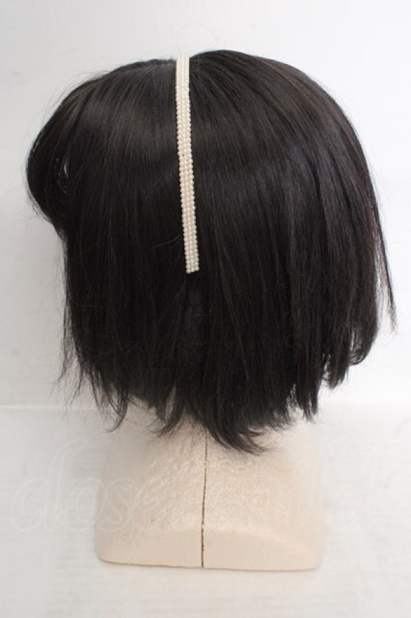 画像2: Ank Rouge / パールカチューシャ  ゴールド O-26-04-09-1011-CA-AC-OW-OS (2)