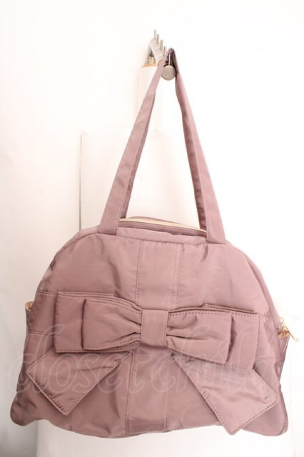 画像1: m petit by misako / ボストンバッグ  ピンクベージュ O-26-04-09-1129-LO-BG-IG-OS (1)