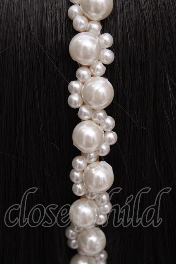 画像3: Ank Rouge / ツイストパールカチューシャ  シロ O-26-04-09-1012-CA-AC-OW-OS (3)