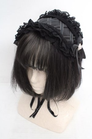 画像: LOLITA他 / ヘッドドレス  クロ O-26-04-09-1002-LO-AC-IG-OS