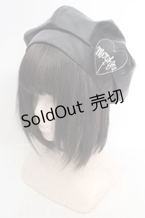 画像: MORPH8NE / レザーベレー  ブラック O-26-04-09-1015-PU-AC-OW-OS