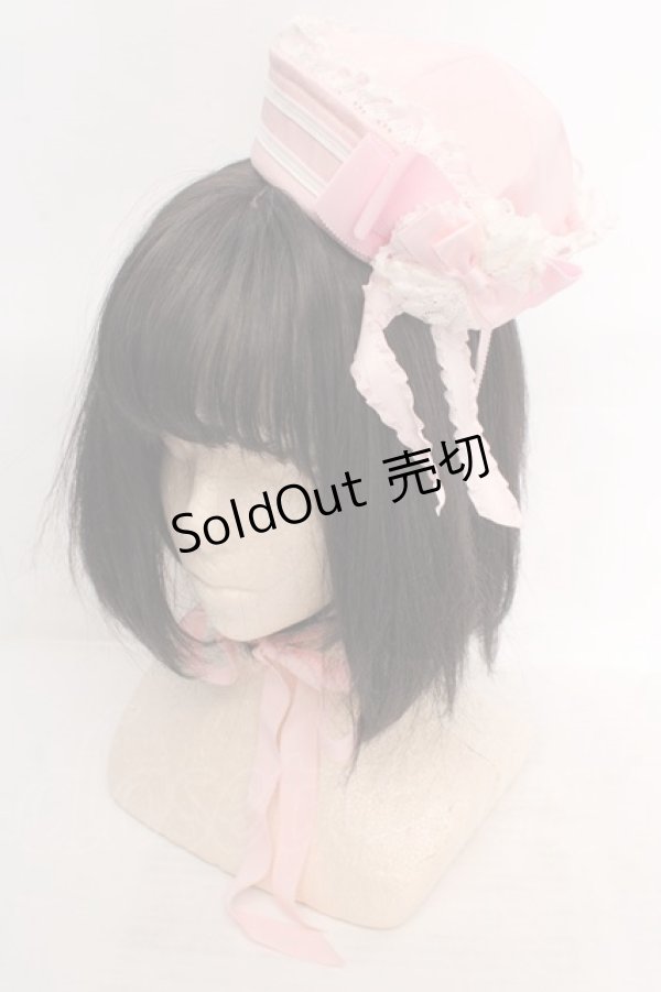 画像1: ALICE and the PIRATES / セーラーミニハットII  ピンク O-26-04-09-1016-PA-AC-OW-OS (1)