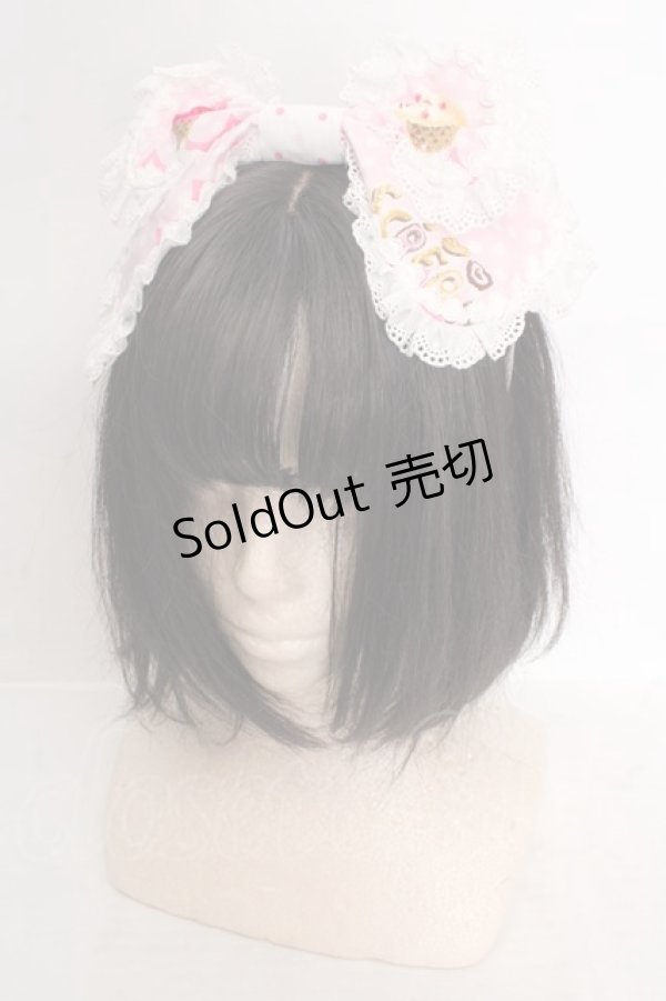 画像1: BABY,THE STARS SHINE BRIGHT / IceCreamプリントカチューシャ  ピンク O-26-04-09-1021-BA-AC-OW-OS (1)