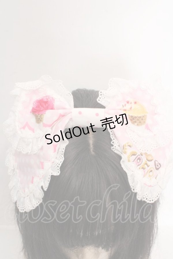 画像2: BABY,THE STARS SHINE BRIGHT / IceCreamプリントカチューシャ  ピンク O-26-04-09-1021-BA-AC-OW-OS (2)