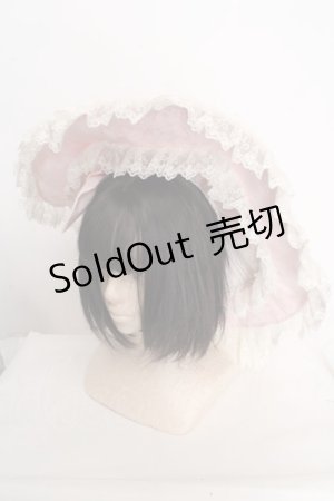 画像: Sunny Tree / コサージュレーシーハット  ピンク O-26-04-09-1026-LO-AC-OW-OS
