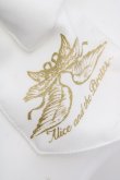 画像2: ALICE and the PIRATES / 堕天使プリントリボンタイ  ホワイト O-26-04-09-1030-PA-ZA-IG-OS (2)