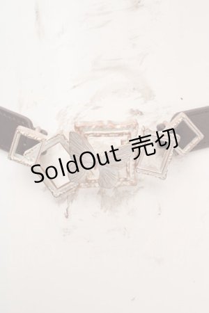 画像: axes femme / 額縁×蝶ベルト  ブラウン O-26-04-09-1032-AX-ZA-IG-OS