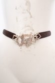 画像2: axes femme / 額縁×蝶ベルト  ブラウン O-26-04-09-1032-AX-ZA-IG-OS (2)
