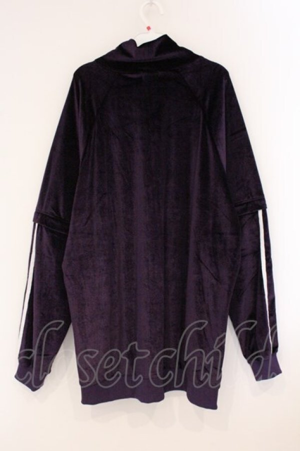 画像3: NieR Clothing / 3WAYベロアトラックジャケット F パープル O-26-04-09-064-PU-JA-YM-OS (3)