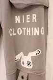 画像2: NieR Clothing / ボンテージベルト付きスウェットワイドパンツ F グレー O-26-04-09-065-PU-PA-YM-OS (2)