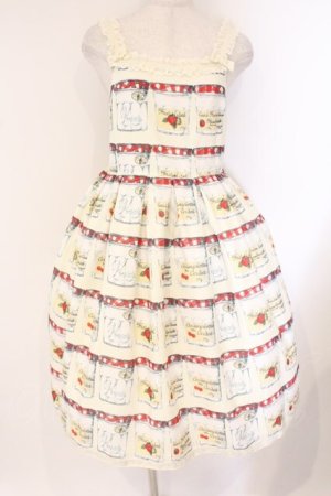 画像: Emily Temple cute / 復刻JAM瓶キャミワンピース  アイボリー O-26-04-09-005-ET-OP-IG-OS