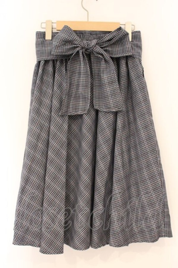 画像3: axes femme / コルセット風ベルトスカート  グレー O-26-04-09-072-AX-SK-IG-OS (3)