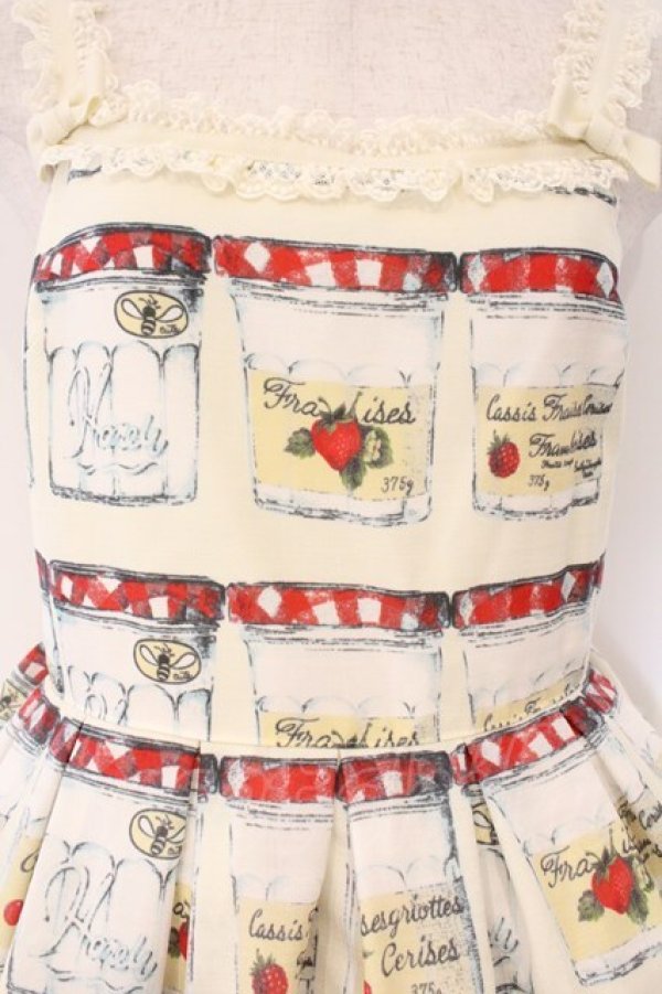 画像3: Emily Temple cute / 復刻JAM瓶キャミワンピース  アイボリー O-26-04-09-005-ET-OP-IG-OS (3)