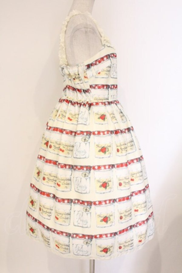 画像4: Emily Temple cute / 復刻JAM瓶キャミワンピース  アイボリー O-26-04-09-005-ET-OP-IG-OS (4)