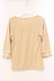 画像3: axes femme / レース配色カットソー M イエロー O-26-04-09-089-AX-TO-IG-OS (3)