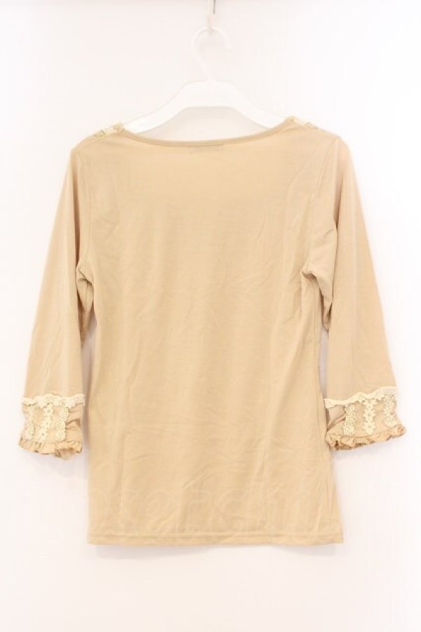 画像3: axes femme / レース配色カットソー M イエロー O-26-04-09-089-AX-TO-IG-OS (3)