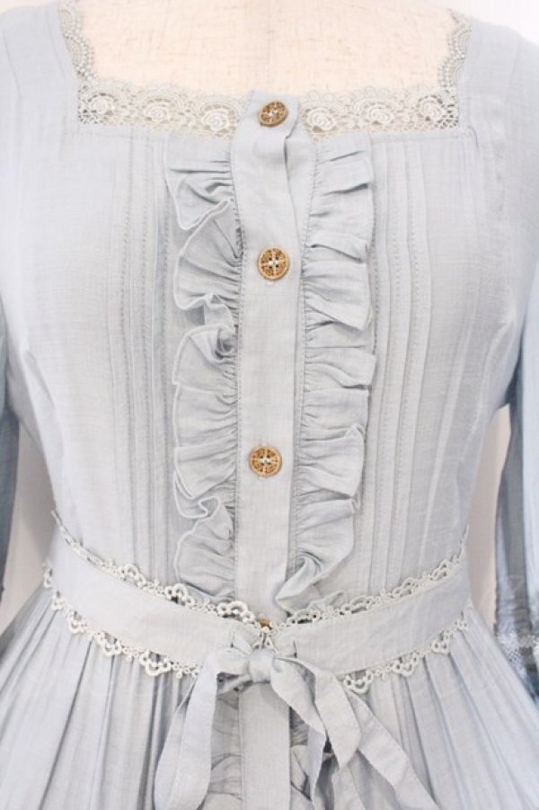 画像2: Jewelry in Sunrise（海外ロリータブランド） / Jenny and Mentha Teaワンピース M ブルー0 O-26-04-09-008-EL-OP-IG-OS (2)