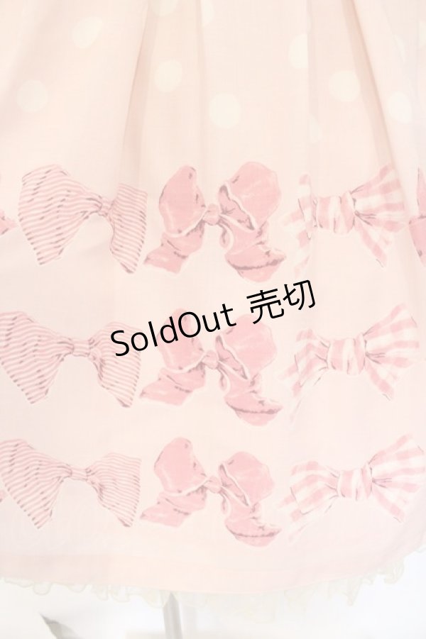 画像3: Emily Temple cute / 水玉＆マルチリボンワンピース  ピンク O-26-04-09-010-ET-OP-IG-OS (3)