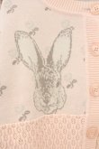 画像2: Candy Stripper / RABBIT FLOWER KNIT CARDIGAN（ラビットフラワーニットカーディガン）  ピンク O-26-04-09-013-PU-TO-IG-OS (2)