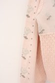 画像3: Candy Stripper / RABBIT FLOWER KNIT CARDIGAN（ラビットフラワーニットカーディガン）  ピンク O-26-04-09-013-PU-TO-IG-OS (3)