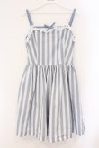 画像1: MILK / Dreamストライプドレス  サックス O-26-04-09-019-ML-OP-IG-OS (1)
