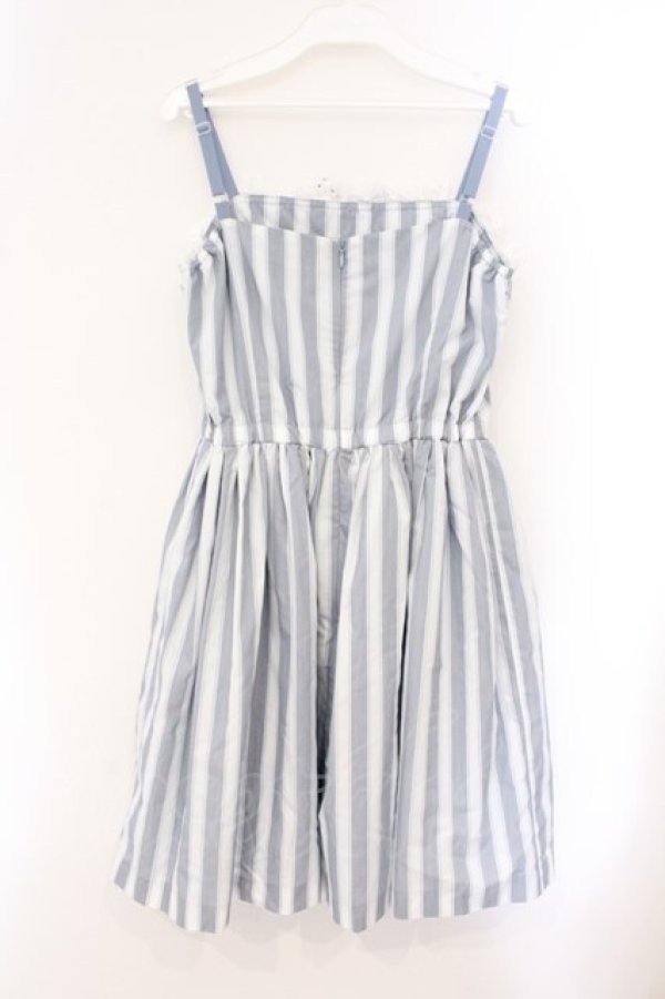 画像3: MILK / Dreamストライプドレス  サックス O-26-04-09-019-ML-OP-IG-OS (3)