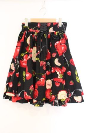 画像: MILK / ラブベリースカート  クロ O-26-04-09-020-ML-SK-IG-OS