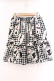 画像3: Sherry Baby / トランプinワンダーランドスカート  シロ×クロ O-26-04-09-021-LO-SK-IG-OS (3)