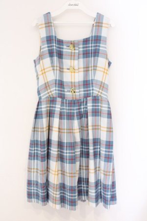 画像: MILK / チェルシージャンパースカート  サックス O-26-04-09-024-ML-OP-IG-OS