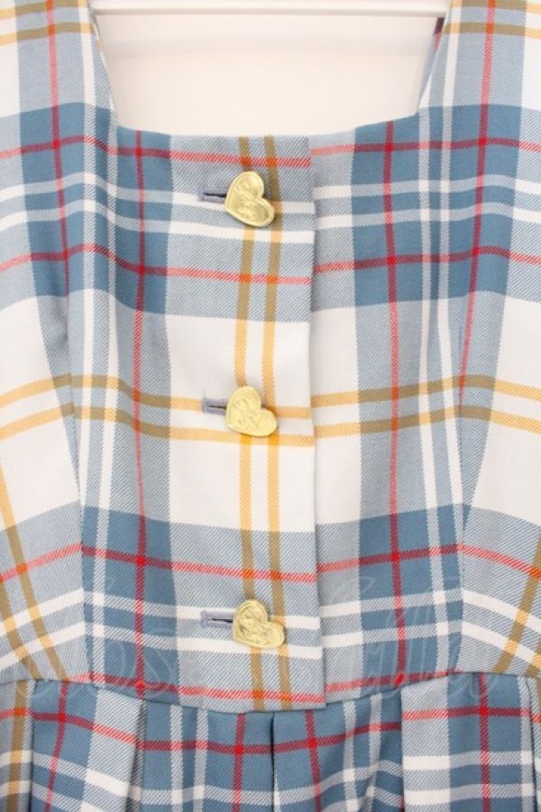 画像3: MILK / チェルシージャンパースカート  サックス O-26-04-09-024-ML-OP-IG-OS (3)