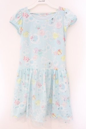 画像: MILK / Bubble Baby Fantasyワンピース  サックス O-26-04-09-025-ML-OP-IG-OS