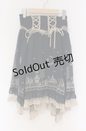 画像: axes femme / ハロウィンフロッキーチュニ  ネイビー O-26-04-10-046-AX-OP-IG-OS