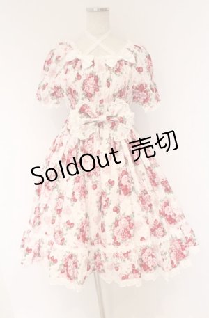 画像: BABY,THE STARS SHINE BRIGHT / シュガーブーケ〜永遠の乙女の憧れ〜柄ワンピース  オフシロ O-26-04-10-052-BA-OP-OW-OS