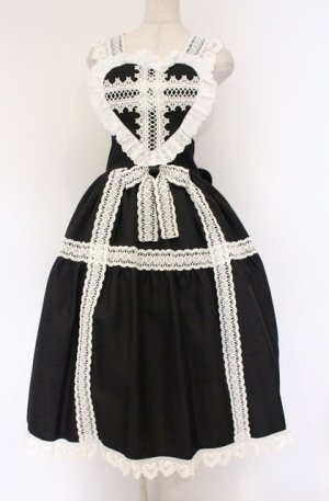 画像: Royal Princess Alice / Nostalgia・kuuaコラボ　ジャンパースカート  クロ×シロ O-26-04-10-061-LO-OP-OW-OS