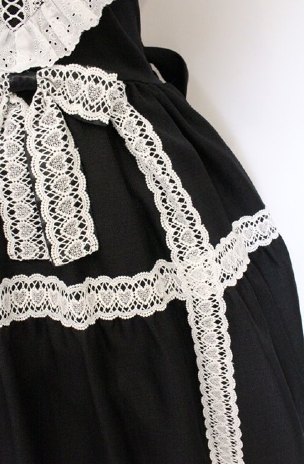 画像3: Royal Princess Alice / Nostalgia・kuuaコラボ　ジャンパースカート  クロ×シロ O-26-04-10-061-LO-OP-OW-OS (3)