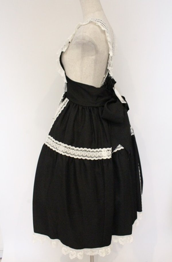 画像4: Royal Princess Alice / Nostalgia・kuuaコラボ　ジャンパースカート  クロ×シロ O-26-04-10-061-LO-OP-OW-OS (4)