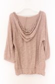 画像3: axes femme / 透かしプルオーバー M ピンクベージュ O-26-04-10-024-AX-TO-IG-OS (3)