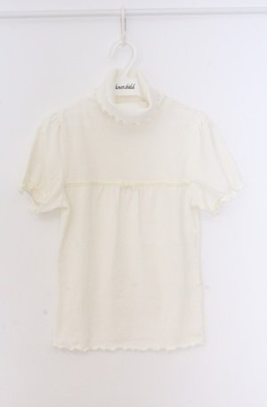 画像: LIZ LISA / パフスリーブハイネックトップス  アイボリー O-26-04-10-027-LO-TO-IG-OS