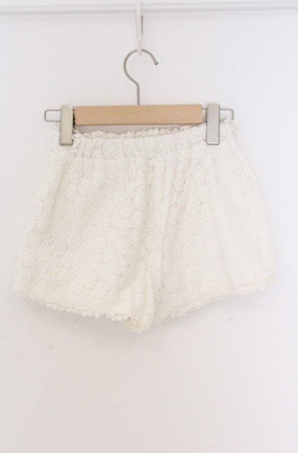 画像3: LIZ LISA / 総レースペチパンツ  シロ O-26-04-10-029-LO-PA-IG-OS (3)