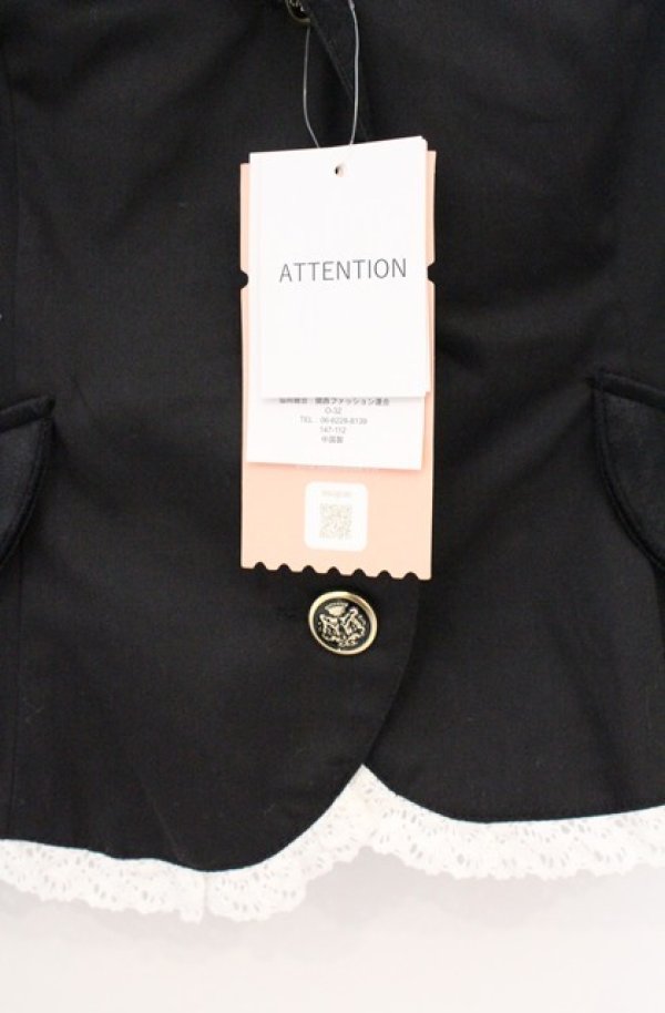 画像2: Eri Aino's collaboration / TT*AINツイルベロアジャケット M クロ」 O-26-04-10-037-PU-JA-IG-OS (2)