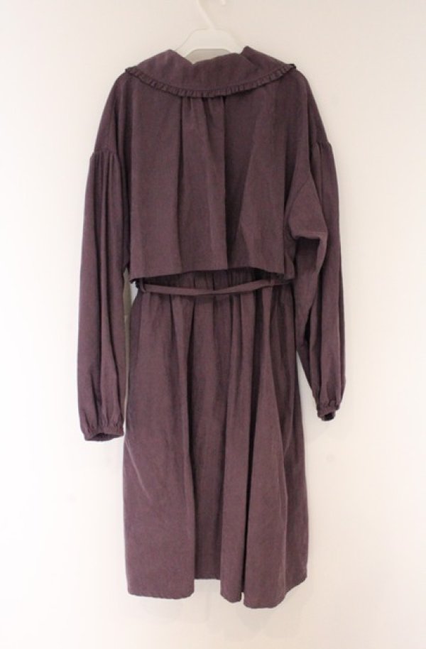 画像2: merry jenny / 2WAYトレンチワンピース  パープル O-26-04-10-038-LO-OP-IG-OS (2)