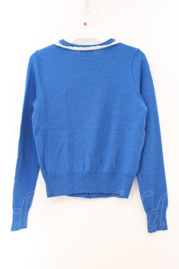 画像3: MILK / レーストリミングカーデ  アオ O-26-04-11-038-ML-TO-YM-OS (3)