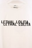 画像2: Katie / LETHAL LOLITA Tシャツ S シロ O-26-04-11-041-LO-TS-YM-OS (2)