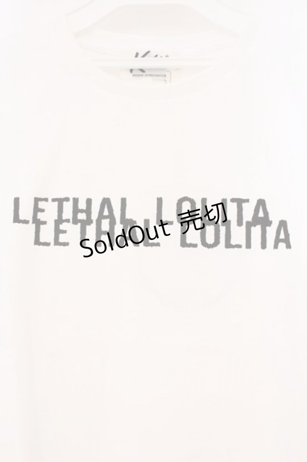 画像2: Katie / LETHAL LOLITA Tシャツ S シロ O-26-04-11-041-LO-TS-YM-OS (2)