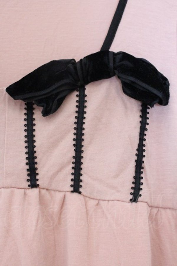 画像2: MILK / リボンワンピース  ピンク O-26-04-11-005-ML-OP-IG-OS (2)