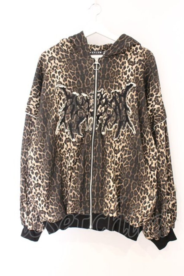 画像1: REFLEM / 猫耳ジップアップパーカー F ブラウン O-26-04-11-051-PU-TO-YM-OS (1)