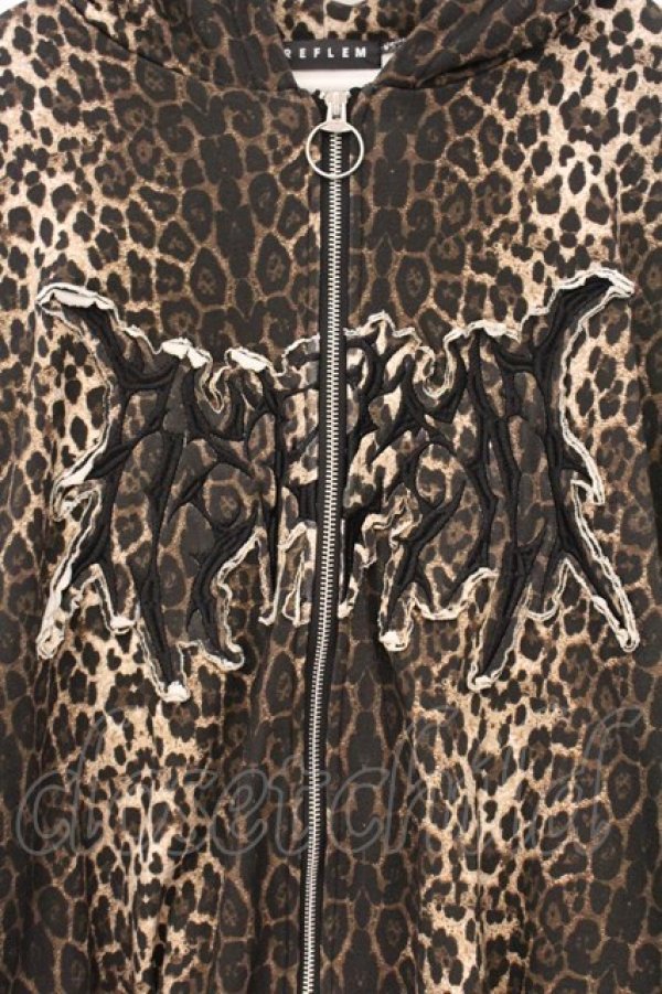 画像2: REFLEM / 猫耳ジップアップパーカー F ブラウン O-26-04-11-051-PU-TO-YM-OS (2)