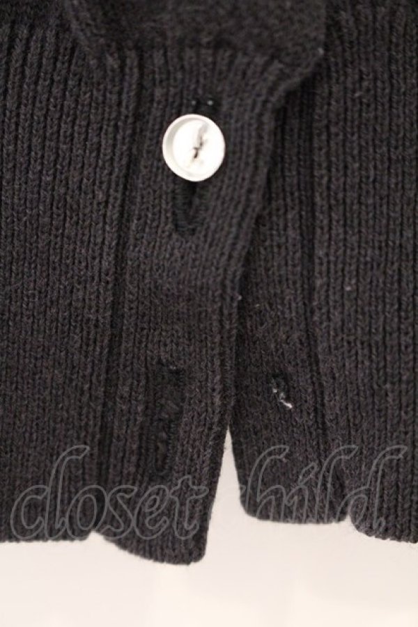 画像2: MILK / 刺繍カーディガン  クロ O-26-04-11-006-ML-TO-IG-OS (2)