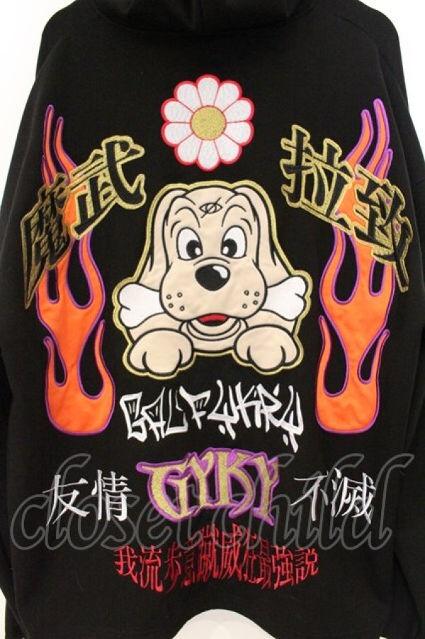 画像4: KRY CLOTHING / 【GALFY×XRN×KRYパーカ】  ブラック O-26-04-11-059-EL-TO-IG-OS (4)